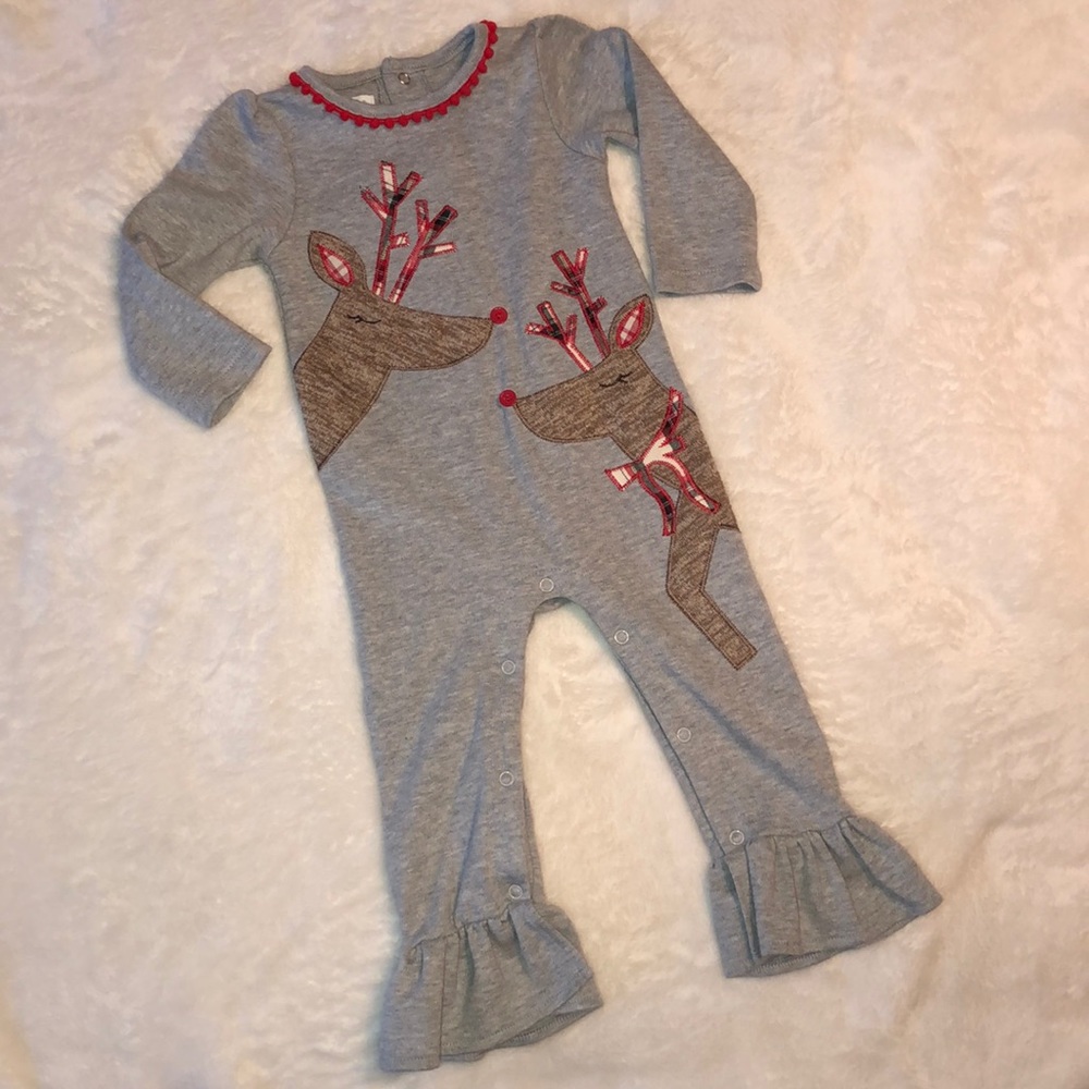 MudPie Christmas romper/one-piece